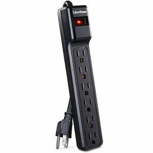 CyberPower CSB604 Essential 6-Outlets Surge Suppressor with 900 Joules and 4FT Cord - Plain Brown Boxes - 6 x NEMA 5-15R -