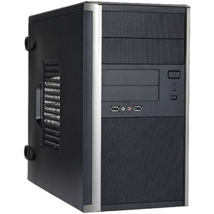 In Win EM035 Computer Case - Micro ATX Motherboard Supported - Mid-tower - Black - 5 x Bay(s) - 1 x 400 W - Power Supply I