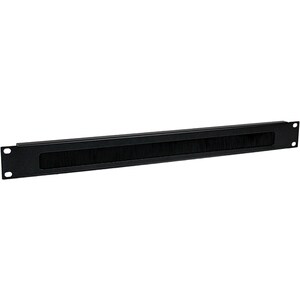StarTech.com 1U High-density Brush Strip Cable Management Panel, Sturdy Steel Horizontal Data Centre Cable Organizer - Org
