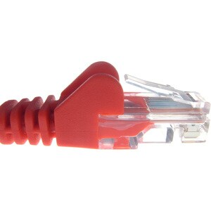 1M CAT5E UTP RED CABLE 24AWG STRANDED MOULDED