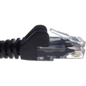 1.5M Black RJ45 UTP CAT 6 Stranded Flush Moulded Snagless Network Cable 24AWG LS0H
