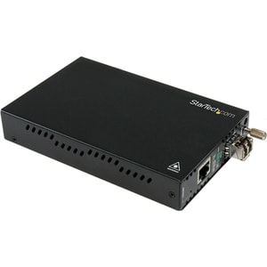StarTech.com Multimode (MM) LC Fiber Media Converter with SFP - OAM Management - 802.3ah Compliant - Gigabit Ethernet - 55