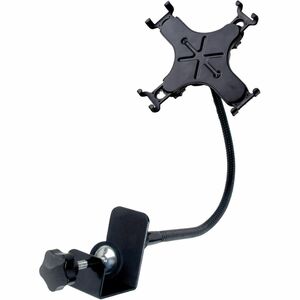CTA Digital Gooseneck Clamp Mount for iPad & Tablets - 9.70" to 11" Screen Support - ABS Plastic, Steel, Metal, Acrylonitr