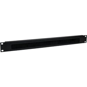 StarTech.com 1U Brush Strip Horizontal Server Rack Cable Management Panel - Cable Management Panel - 1U Rack Height x 19" 