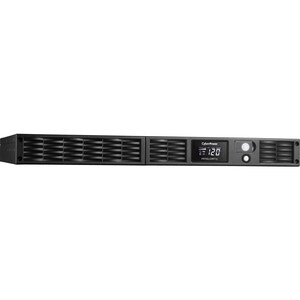 CyberPower PR750LCDRT1U Smart App Sinewave UPS Systems - 750VA/600W, 120 VAC, NEMA 5-15P, 1U, Rack / Tower, Sine Wave, 7 O