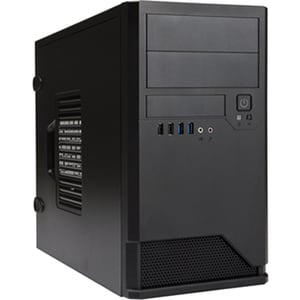 In Win EM048 Computer Case - Micro ATX Motherboard Supported - Mini-tower - Black - 6 x Bay(s) - 1 x 400 W - Power Supply 