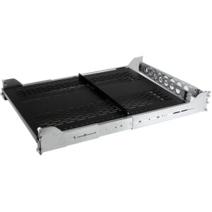 StarTech.com 2U Vented Sliding Rack Shelf w/ Cable Management Arm & 27.7 to 31.6in Adjustable Mounting Depth - 110lbs / 50