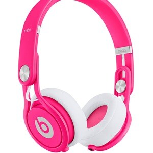 Beats by Dr. Dre Mixr Wired Over-the-head Stereo Headset - Pink - Binaural - Circumaural - 161.5 cm Cable - Mini-phone (3.