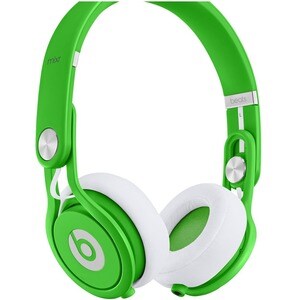 Beats by Dr. Dre Mixr Wired Over-the-head Stereo Headset - Green - Binaural - Circumaural - 161.5 cm Cable - Mini-phone (3