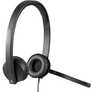 Casque Logitech H570e - Filaire - Design Sur tête - Stéréo - Binaural - Supra-aural - Fréquence 31,50 Hz/20 kHz - Éliminat
