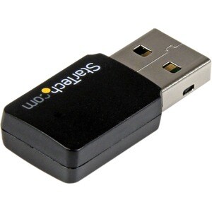 StarTech.com USB 2.0 AC600 Mini Dual Band Wireless-AC Network Adapter - 1T1R 802.11ac WiFi Adapter - 2.4GHz / 5GHz USB Wir