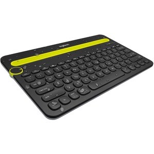 Logitech Bluetooth Multi-Device Keyboard K480 - Wireless Connectivity - Bluetooth - English, French - QWERTY Layout - Comp