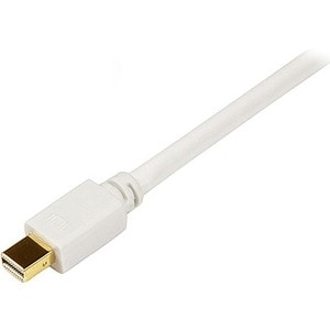 StarTech.com 3 ft Mini DisplayPort to DVI Adapter Converter Cable - Mini DP to DVI 1920x1200 - White - Connect a DVI displ