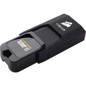 Corsair Flash Voyager Slider X1 USB 3.0 256GB USB Drive - 256 GB - USB 3.0 - 130 MB/s Read Speed - Black - 5 Year Warranty