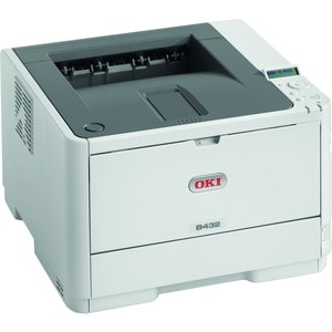 Oki B4300 B432DN Desktop LED Printer - Monochrome - 40 ppm Mono - 1200 x 1200 dpi Print - Automatic Duplex Print - 350 She