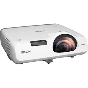 Epson EB-520 Short Throw LCD Projector - 4:3 - 1024 x 768 - 5000 Hour Normal Mode - 10000 Hour Economy Mode - XGA - 16,000