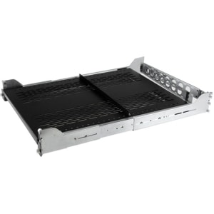 StarTech.com 2U Vented Sliding Rack Shelf w/ Cable Management Arm & 27.7 to 31.6in Adjustable Mounting Depth - 110lbs / 50