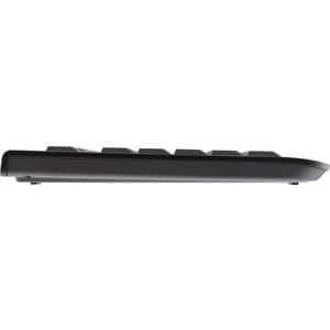 CHERRY KC 1000 Keyboard - Cable Connectivity - USB Interface - English (UK) - Black - 109 Key(s) - Calculator, Email, Brow