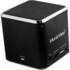 Système de Haut-Parleurs Technaxx MusicMan BT-X2 Portable Bluetooth - Noir - Batterie rechargeable