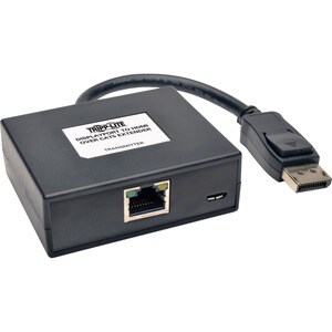 Tripp Lite Display Port to HDMI Over Cat5/6 Video Extender Transmittor & Receiver - 1 Input Device - 1 Output Device - 150