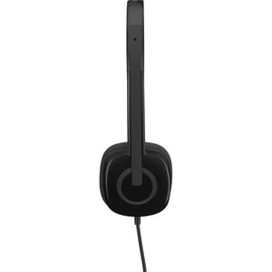 Logitech H151 Wired Over-the-head Stereo Headset - Black - Binaural - Supra-aural - 22 Ohm - 20 Hz to 20 kHz - 180 cm Cabl