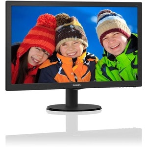Monitor LCD Philips V-line 223V5LHSB2 54,6 cm (21,5") Full HD LED - 16:9 - Negro - 1920 x 1080 - 16,7 Millones de colores 