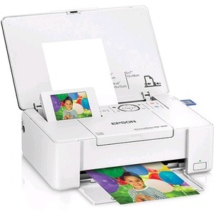 Epson PictureMate PM-400 Desktop Inkjet Printer - Color - 5760 x 1440 dpi Print - 50 Sheets Input - Wireless LAN - Photo P