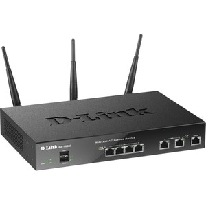 D-Link DSR-1000AC Wi-Fi 5 IEEE 802.11ac Ethernet Wireless Router - 2.40 GHz ISM Band - 5 GHz UNII Band - 6.75 MB/s Wireles