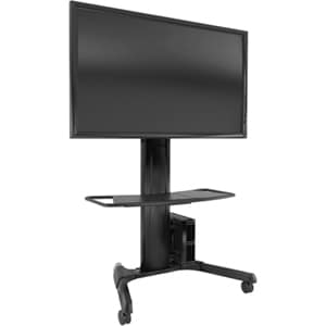 Alzata per monitor Regolabile in altezza ITB - 56 kg Capacità di carico - 170 cm Altezza - Acciaio - Nero