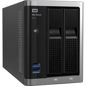 WD 16TB My Book Pro Desktop RAID External Hard Drive USB 3.0 Thunderbolt 2 - 2 x HDD Supported - 16 TB Supported HDD Capac