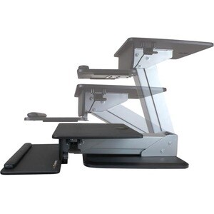StarTech.com Estación de Trabajo de Pie y Sentado con Ajuste de Altura con un solo Toque - 30.5cm (12") a 76.2cm (30") par