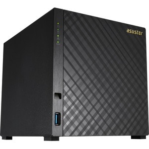 Asus AS3104T 4 x Total Bays NAS Storage System Celeron N3050 Dual-core (2 Core) 1.60 GHz - 2 GB RAM - DDR3L SDRAM Desktop 