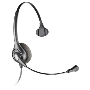 Plantronics SupraPlus Com fios Headset Mono Fone de ouvido - Monaural - Semi-aberto - 150 Ohm - 100 Hz para 10 kHz - Cance