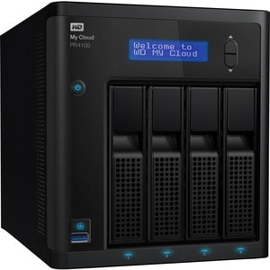 WD 32TB My Cloud PR4100 Pro Series Media Server with Transcoding, NAS - Network Attached Storage - Intel Pentium N3710 Qua