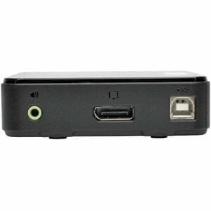 Tripp Lite by Eaton 2-Port DisplayPort KVM Switch 4K 60 Hz with Audio Cables and USB Peripheral Sharing - 2 Computer(s) - 