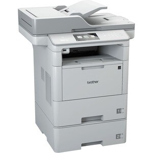 Brother MFC-L6800DWT Wireless Laser Multifunction Printer - Monochrome - Copier/Fax/Printer/Scanner - 46 ppm Mono Print - 