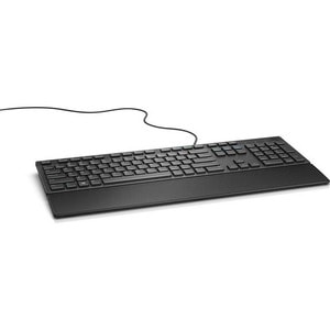 Dell KB216 Keyboard - Cable Connectivity - USB Interface - Swedish, Finnish - QWERTY Layout - Black - Volume Control, Mute