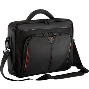 Targus Classic+ CN414EU Tasche für 33 cm (13 Zoll) bis 35,8 cm (14,1 Zoll) Notebook - Schwarz, Rot - Poly Body