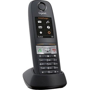 Gigaset E630HX Handset - Schwarz - Schnurlos - DECT - 200 Phone Book/Directory Memory - 4,6 cm (1,8 Zoll) Screen Size - He