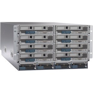 Cisco UCS 5108 Server Case - Rack-mountable - TAA Compliant - 6U - 4 x 2.50 kW - Power Supply Installed - 8 x Fan(s) Suppo