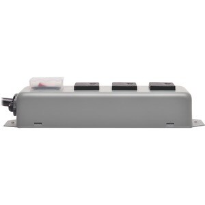 Tripp Lite by Eaton Industrial Power Strip, 3-Outlet, 9 ft. (2.7 m) Cord, NEMA 5-15P Plug, Switch Guard - NEMA 5-15P - 3 x