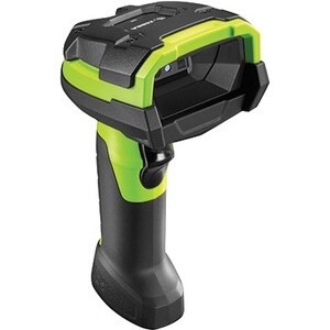Zebra DS3608-HP Handheld Barcode Scanner - Cable Connectivity - Industrial Green - 1D, 2D - Imager