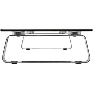Tripp Lite Universal Glass-Top Monitor Riser - 18.14 kg Load Capacity - 3.15" (80.01 mm) Height x 22" (558.80 mm) Width x 