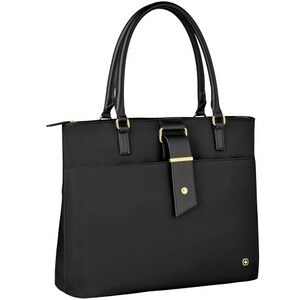 Ana Womens Tote Black Fits 16In - Laptop Tblet Pocket Eta Setp