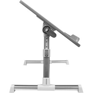 Aluratek Adjustable Ergonomic Laptop Cooling Table with Fan - For - Table TopRectangle Top - 88 lb Capacity - Height Adjus