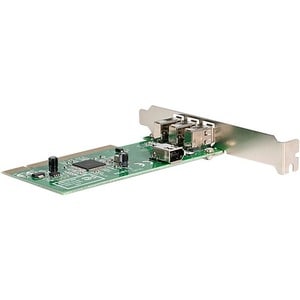 StarTech.com PCI1394MP. Hostschnittstelle: PCI, Output interface: IEEE 1394/Firewire. Produktfarbe: Grün, Metallisch, Zert