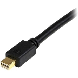 StarTech.com MDP2DVIMM3B. Kabellänge: 0,9 m, Anschluss 1: mini DisplayPort, Anschluss 2: DVI-D. Gewicht: 69,4 g, Breite: 3