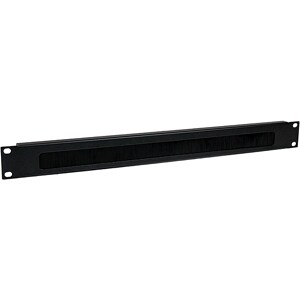 StarTech.com CMBRUSH1U. Typ: Kabelmanagementtafel, Gehäusematerial: Stahl, Produktfarbe: Schwarz. Gewicht: 421,2 g