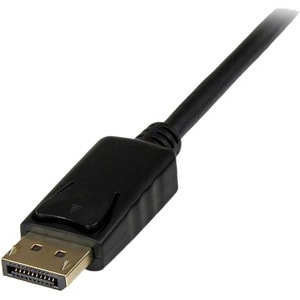 StarTech.com DP2DVIMM3BS. Kabellänge: 0,9 m, Anschluss 1: DisplayPort, Anschluss 2: DVI-D. Gewicht: 74,9 g, Breite: 40 mm,