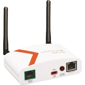 Lantronix SGX 5150 Wireless IoT Gateway, 802.11a/b/g/n/ac, 1xRS232 (RJ45), USB, 10/100 Ethernet, Japan Model - Twisted Pai